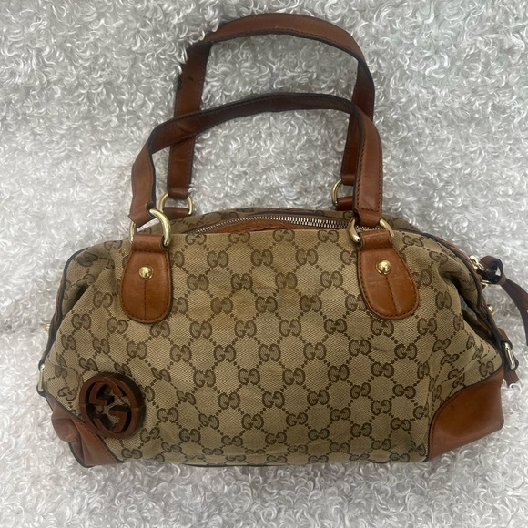 Gucci GG Brick Lane Boston Bag - Picture 1 of 16